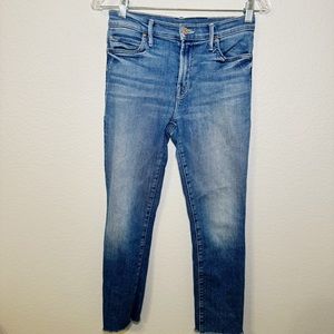 Mother Altered The Rascal Crop Frey Jeans